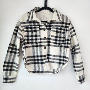 Plaid Button-Up Women's Top
